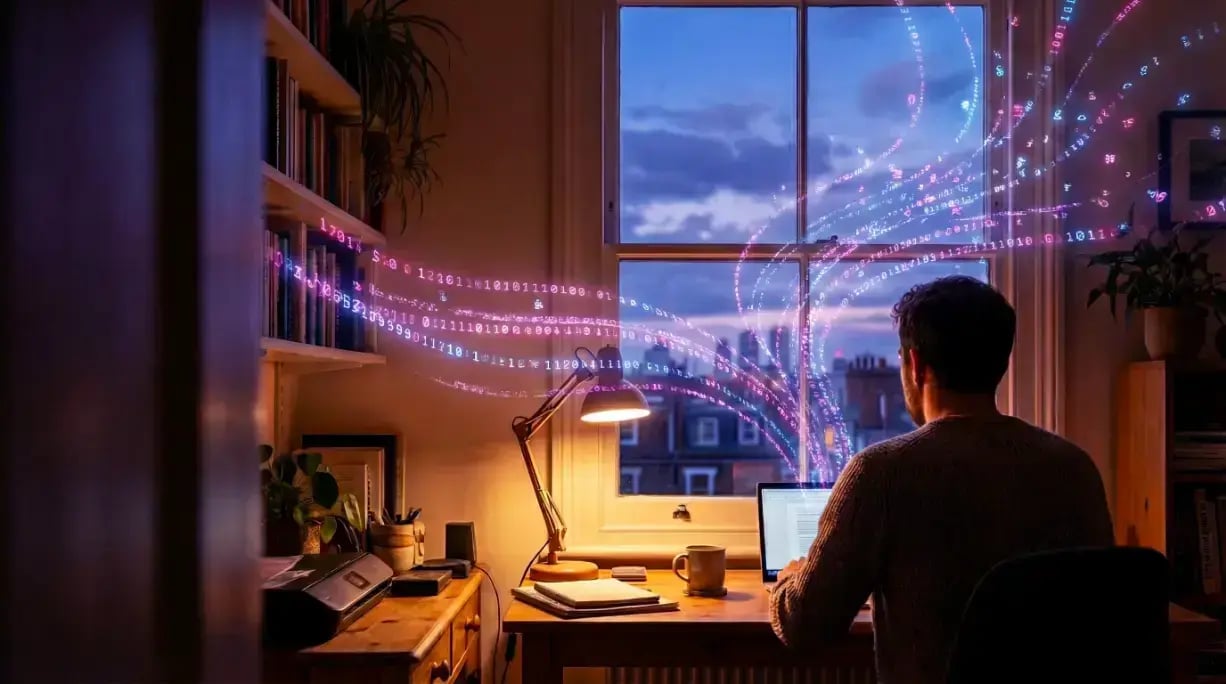 remote-worker-laptop-data-streams